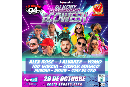 Llega el Party más grande de Hallowen Dj Koby y La Sociedad de los Dj’s “Ecoween”