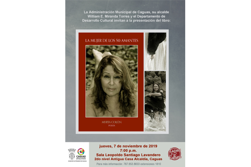 Presentan en Caguas el poemario ‘La mujer de los 50 amantes’ 