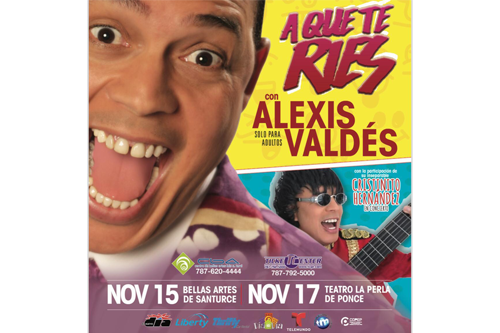 Alexis Valdés regresa con nuevo show ¡A que te ríes!