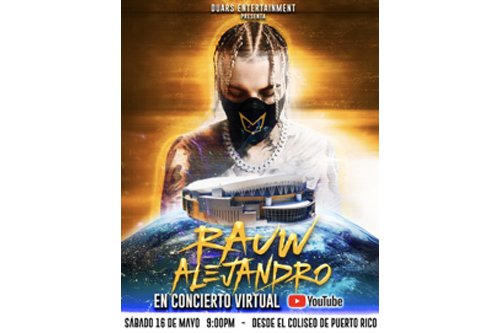 El Coliseo de Puerto Rico junto a Duars Entertainment se unen para transmitir el primer concierto virtual desde el prestigioso Coliseo