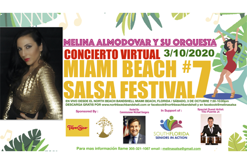 Melina Almodóvar presenta el Miami Beach Virtual Salsa Festival