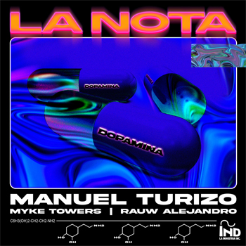 Manuel Turizo estrena su nuevo sencillo y video “La Nota” junto a Rauw Alejandro y Myke Towers