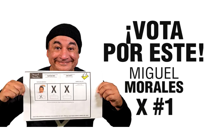 Miguel Morales decidido Pa’ quien será su voto