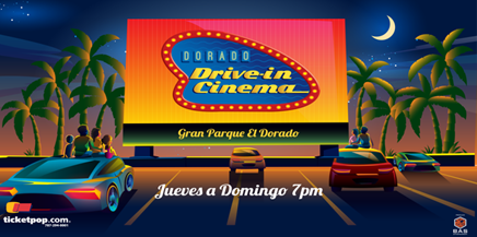 Drive-In Cinema: la nueva atracción de  El Gran Parque “El Dorado”