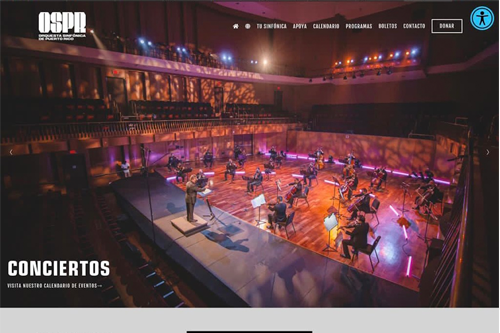 Orquesta Sinfónica de PR estrena nueva página web