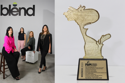 Agencia de Mercadeo local Blend Marketing Solutions recibe premio internacional de creatividad