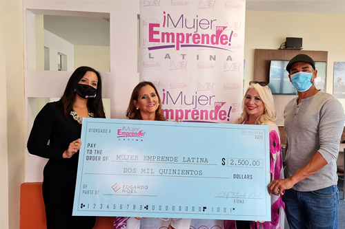 Empresarias puertorriqueñas reciben dinero semilla de parte del Chef Edgardo Noel junto a Mujer Emprende Latina