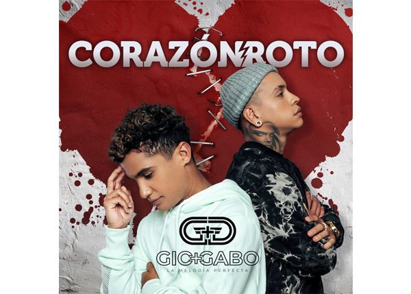 El dúo Gio y Gabo La Melodía Perfecta queda expuesto junto a otros artistas con su nuevo sencillo “Corazón Roto”