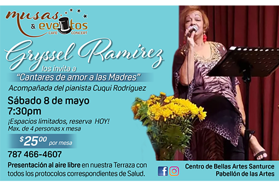 Gryssel Ramírez en Café Teatro Musas y Eventos