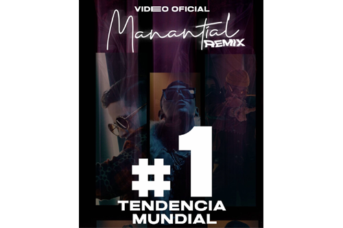 Kevin Roldán #1 tendencia mundial con “Manantial Remix”