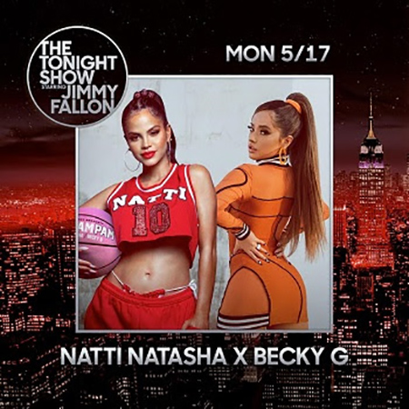 Natti Natasha estrena en televisión nacional el explosivo tema “Ram Pam Pam” junto a  Becky G en The Tonight Show Starring Jimmy Fallon