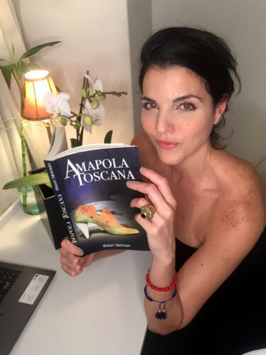 Vivian Sleiman lanza “Amapola Toscana” su primera novela tras 3 Best Sellers