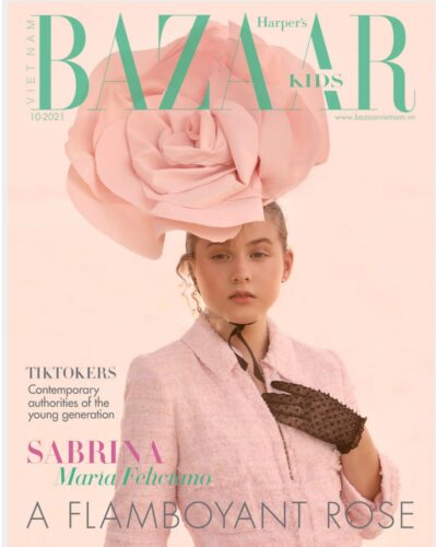 La modelo y diseñadora boricua Sabrina María Feliciano  Engalana la Portada de Harper’s Bazaar Kids