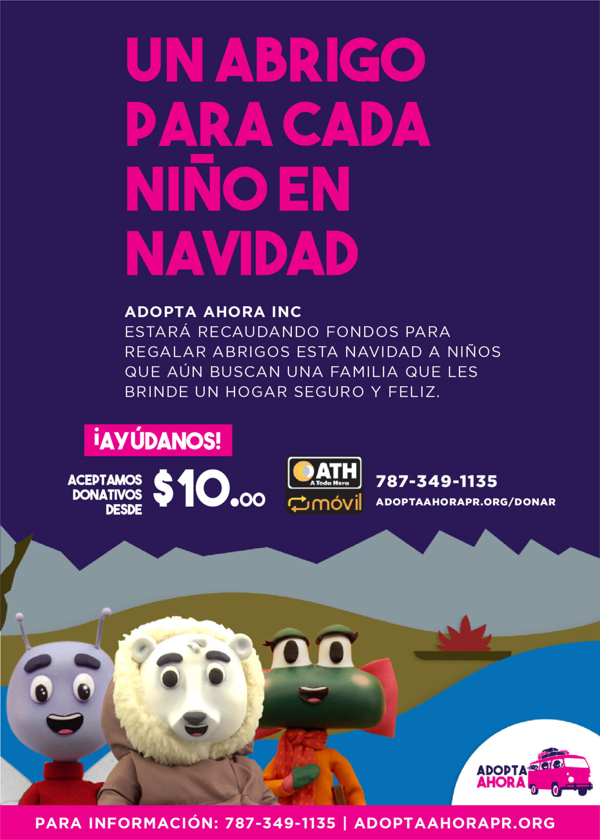 Campaña a beneficio de niños en hogares sustitutos