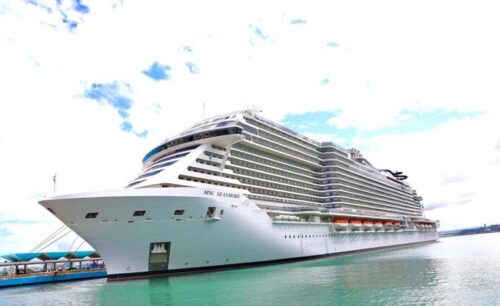 Crucero de Lujo MSC Seashore arriba por primera vez a Puerto Rico