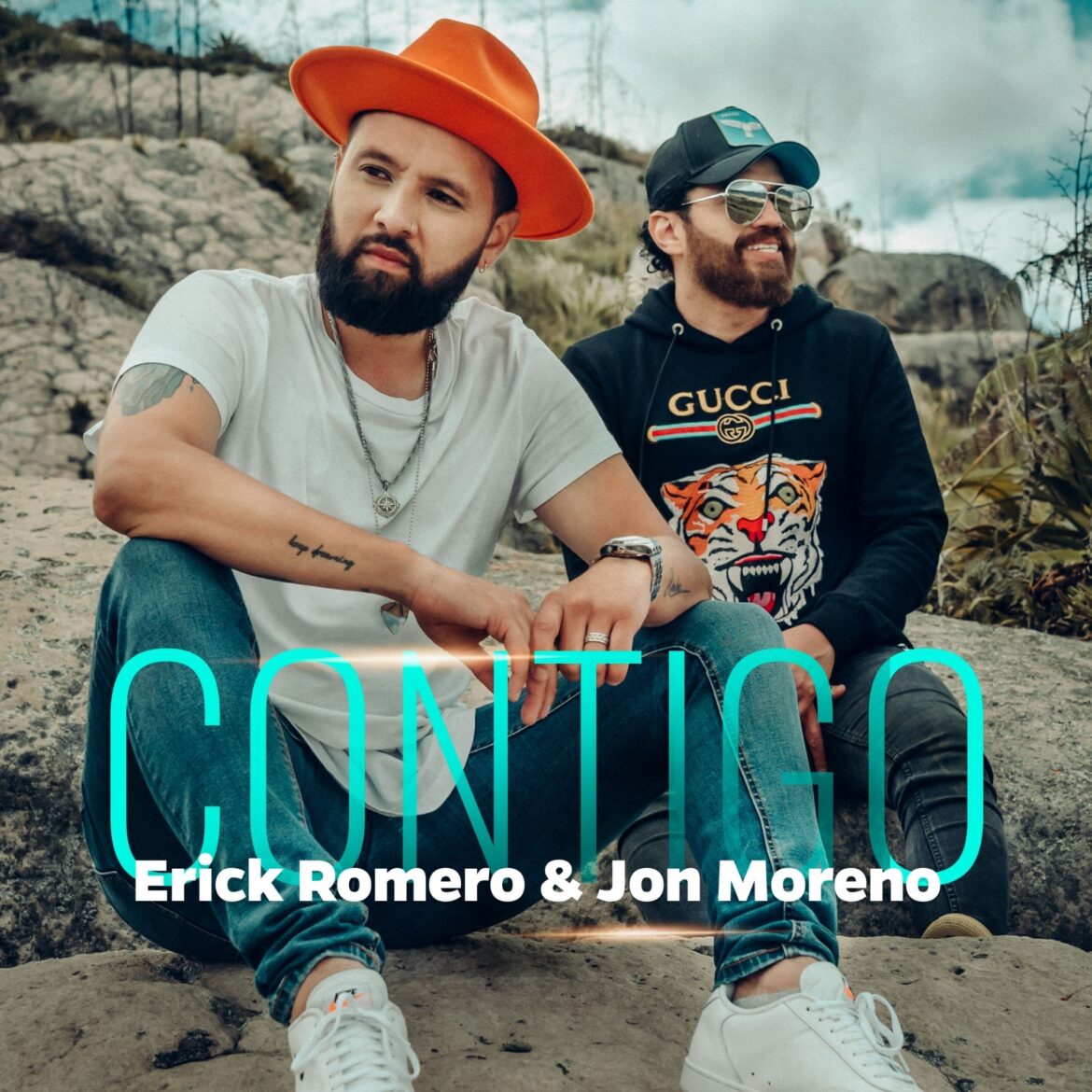 El  talentoso cantautor colombiano Erick Romero presenta su sencillo musical titulado “Contigo” junto a Jon Moreno