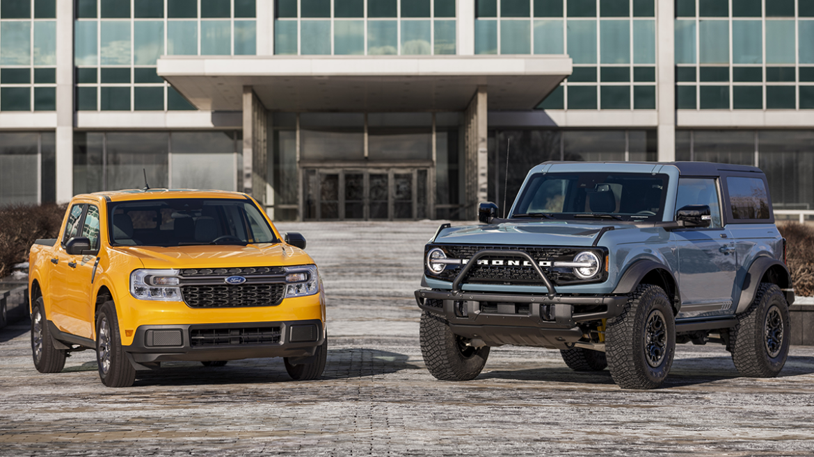 Preferidas por los clientes, las totalmente nuevas Ford Bronco y Maverick ganan los Premios North American utility and Truck of the Year