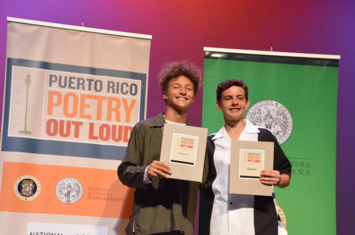 Comienza etapa semifinal de Poetry Out Loud Puerto Rico 2022