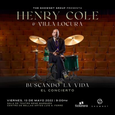 El baterista puertorriqueño Henry Cole presenta  Nuevo Disco y Concierto en Vivo