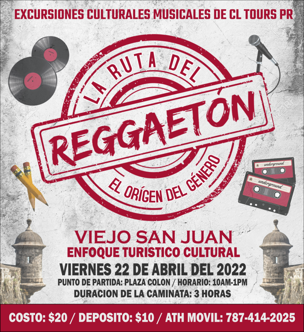 CL Tours PR le añade Reggaetón a sus Excursiones Culturales Musicales