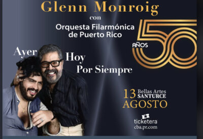 Glenn Monroig celebra 50 años en concierto con la Orquesta Filarmónica de Puerto Rico