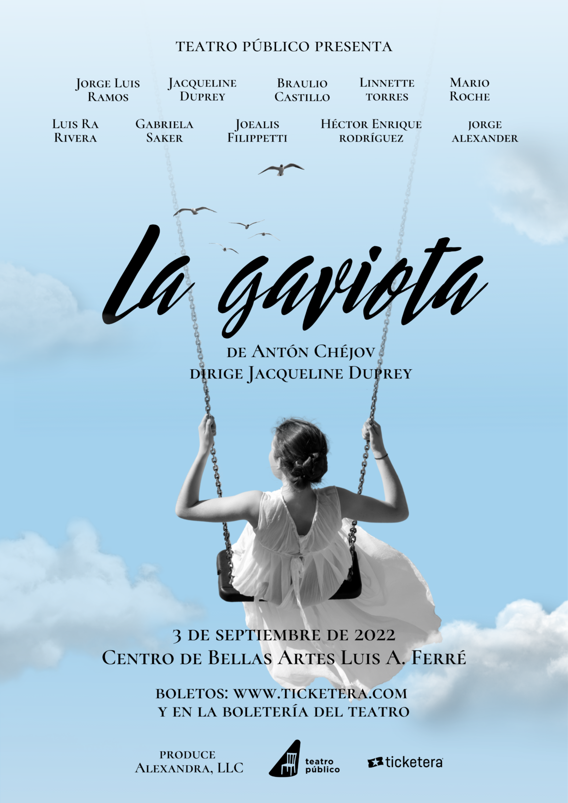Regresa el clásico del Teatro Mundial “La Gaviota” a Bellas Artes de Santurce