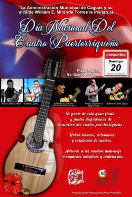 Celebran en Caguas el Día Nacional del Cuatro Puertorriqueño