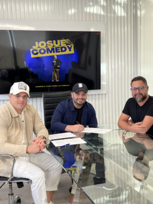 Josue Comedy & The Hachar Group  firman acuerdo de co-management  para E.U y Puerto Rico