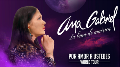 Ana Gabriel anuncia su retorno a los escenarios de los Estados Unidos y extiende su gira “Por Amor A Ustedes”