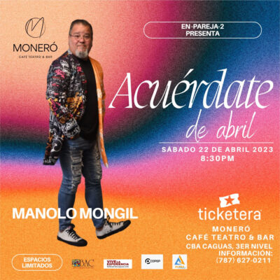 Manolo Mongil espera a su público  para un viaje musical en Moneró Café Teatro & Bar