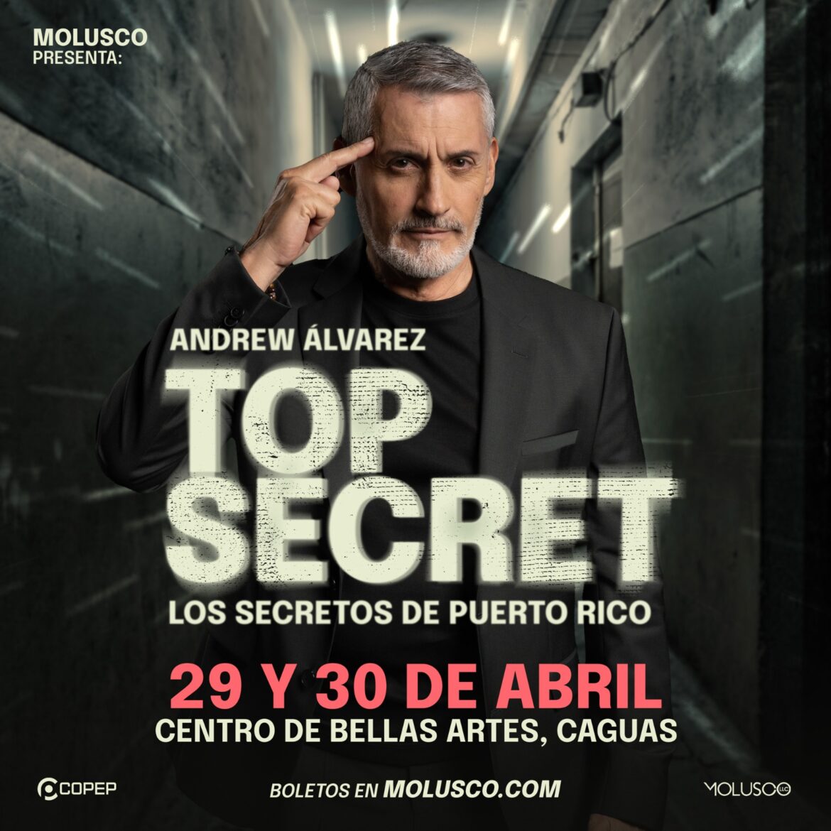 Se abre nueva función del espectáculo “Top Secret: Los Secretos de Puerto Rico” de Andrew Álvarez