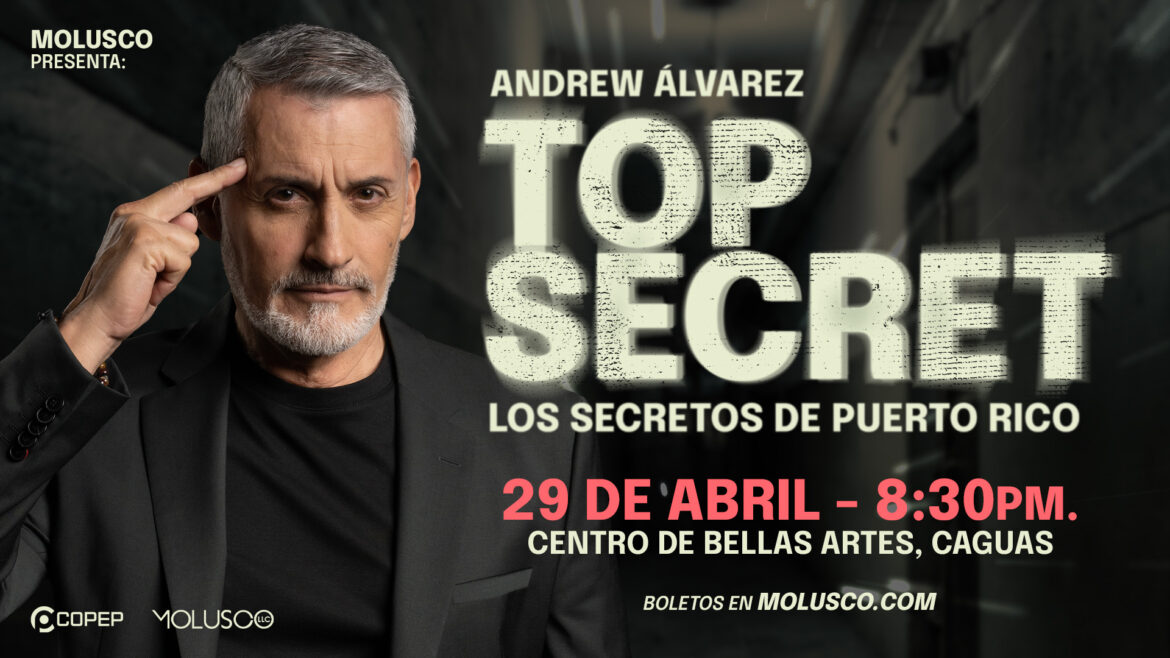 Andrew Álvarez revela los más grandes misterios de la Isla en “Top Secret: Los Secretos de Puerto Rico”