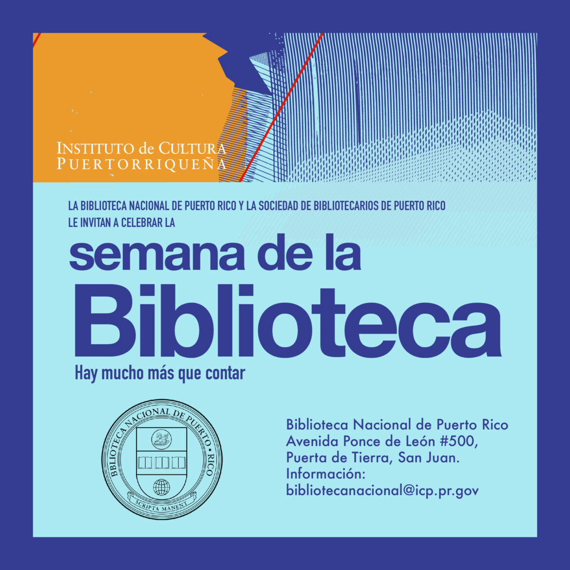 Instituto de Cultura Puertorriqueña celebra la Semana de la Biblioteca