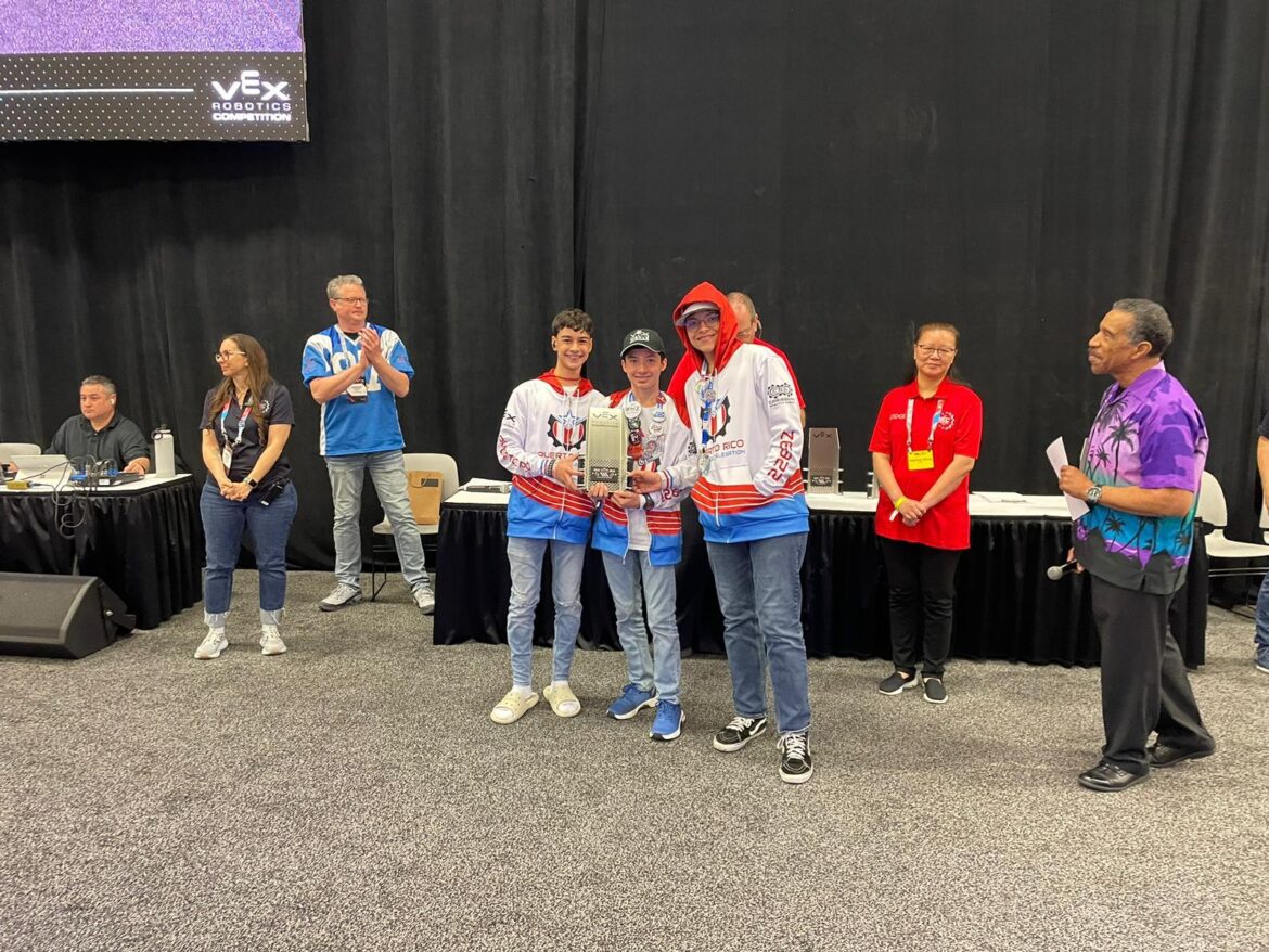 Puerto Rico gana cinco galardones en mundial de robótica