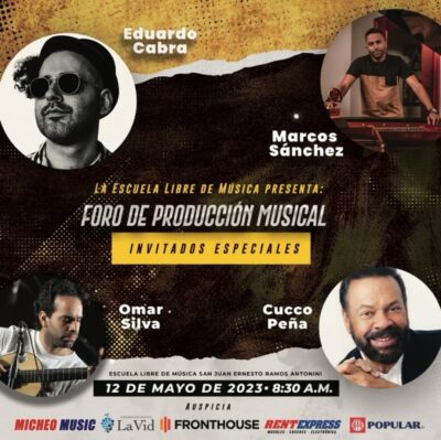 Eduardo Cabra y Cucco Peña participarán en foro de producción musical