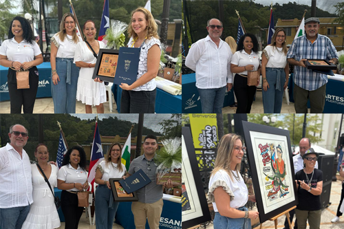 Honran trayectoria de artesanos durante  la Feria de Artesanías de Barranquitas