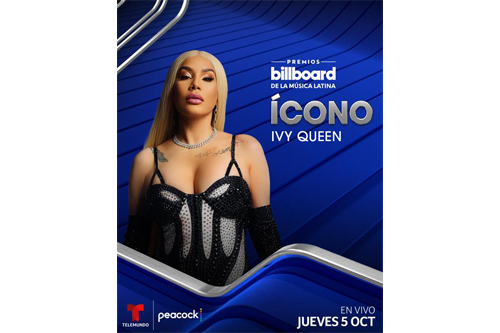 Ivy Queen será reconocida con el premio Billboard Ícono en los Premios Billboard de la Música Latina 2023 en Telemundo