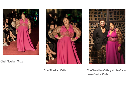 Chef Noelian Ortiz se destaca en pasarela de San Juan Moda