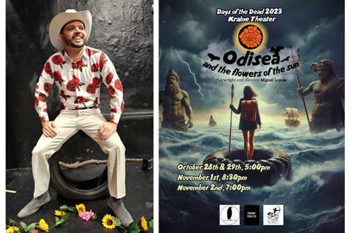 El actor boricua, Omarjadhir Flores, cautiva al público en “Odisea y las Flores del Sol” en el prestigioso Kraine Theater de Nueva York
