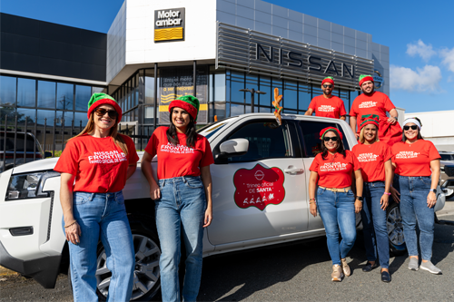 Nissan lleva alegría a comunidades especiales con su iniciativa ‘Trineo de Santa’