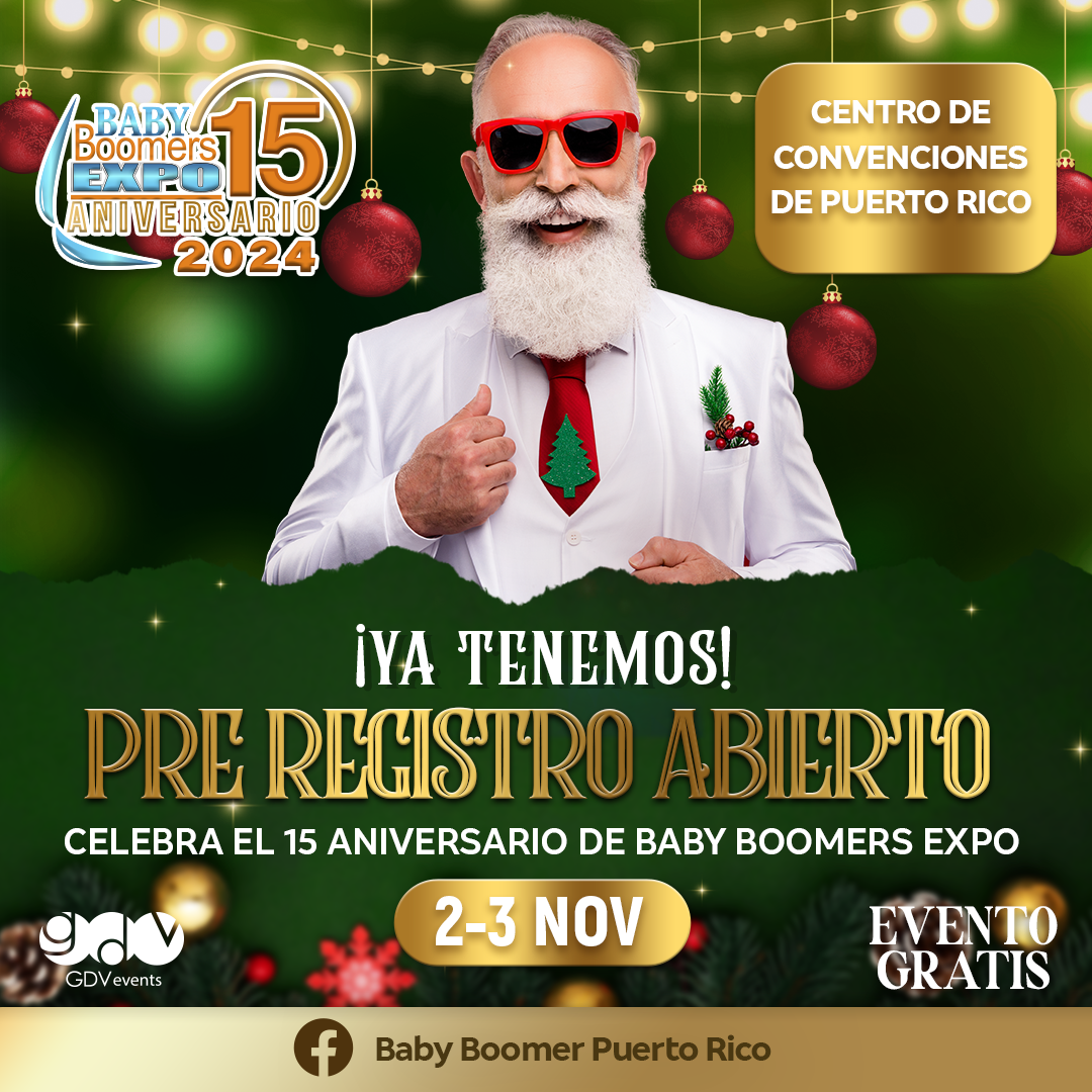 Baby Boomers Expo 2024 Celebrando 15 años de salud y entretenimiento