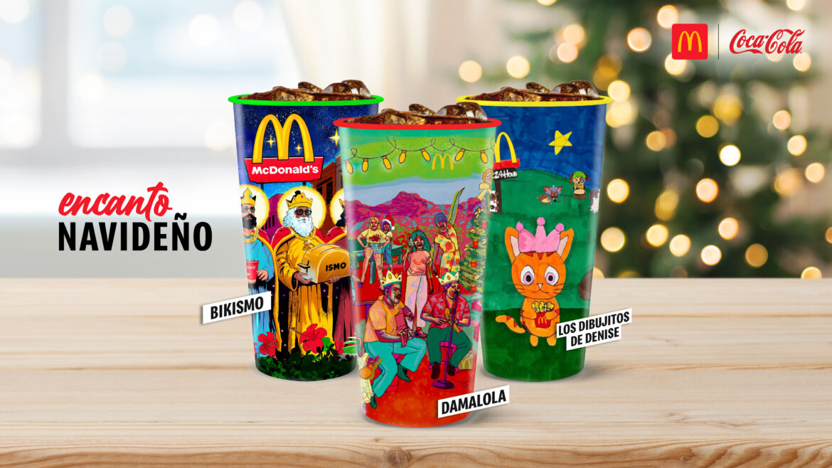 McDonald’s lanza colección exclusiva de vasos navideños