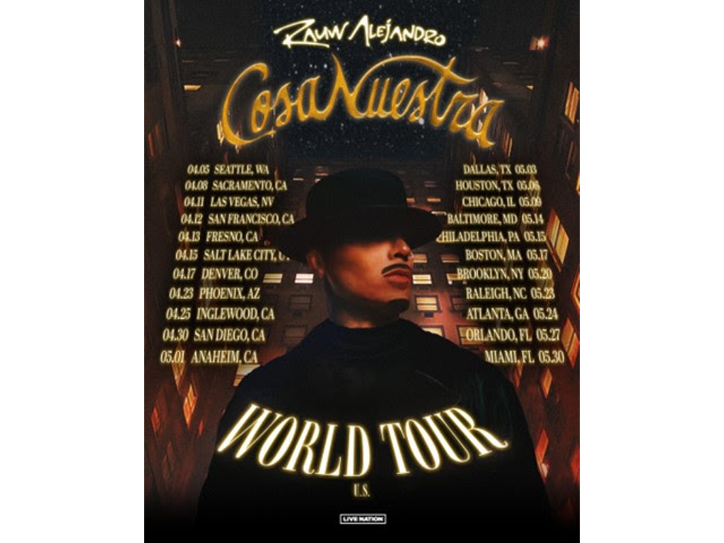 Rauw Alejandro Anuncia su Gira Cosa Nuestra World Tour