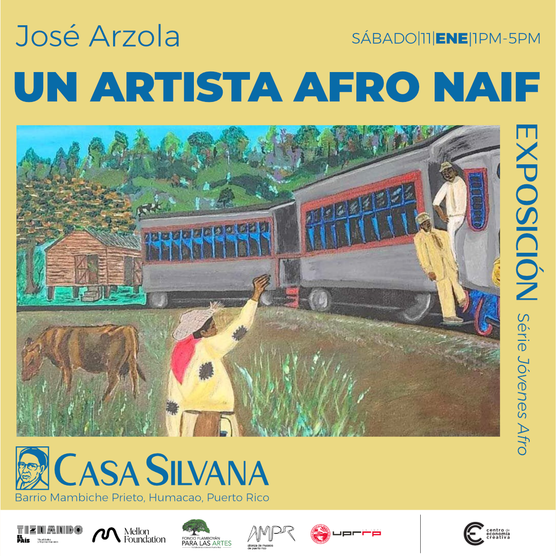 Pinturas afro naif del artista José Arzola en Casa Silvana