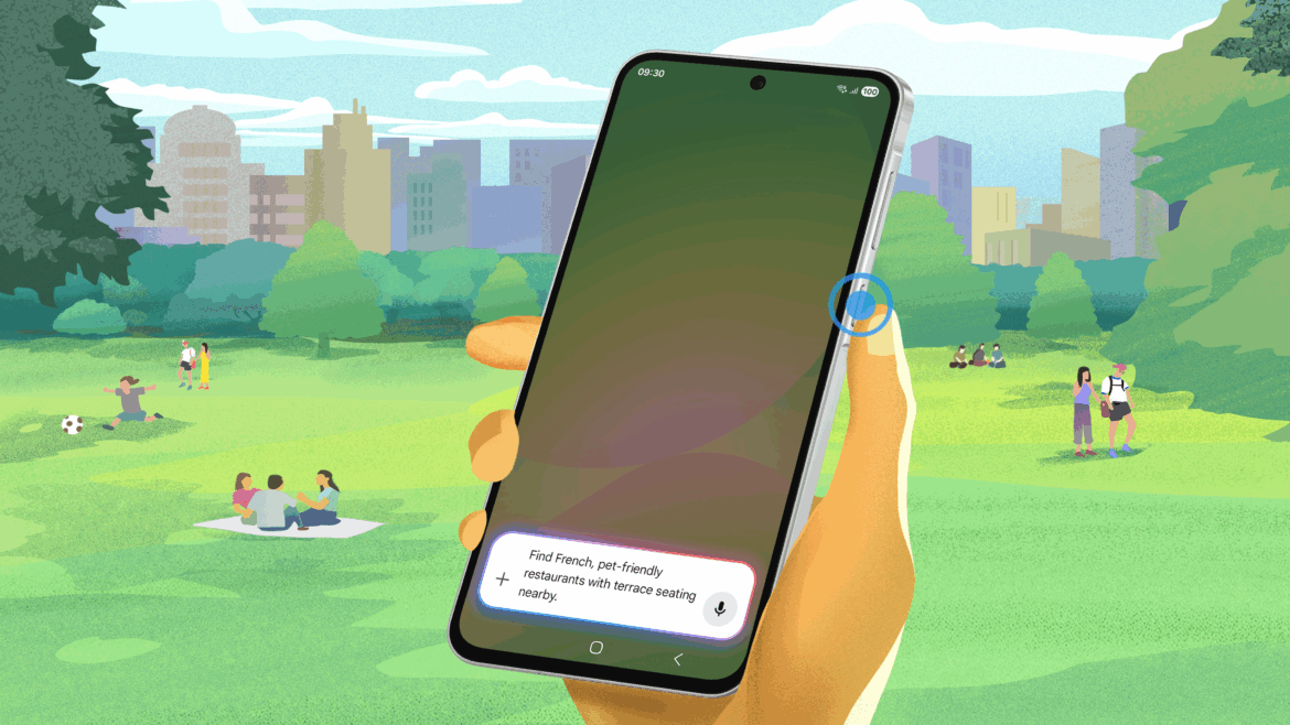 Amplía el acceso directo al asistente de IA con el botón lateral  en la serie Galaxy A