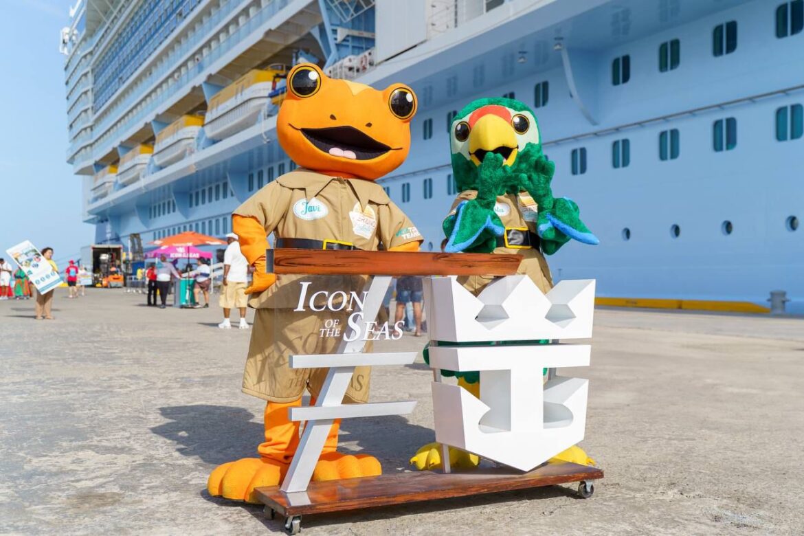 Puerto Rico recibe al mega crucero Icon of the Seas de Royal Caribbean en su segunda visita al Puerto de Ponce