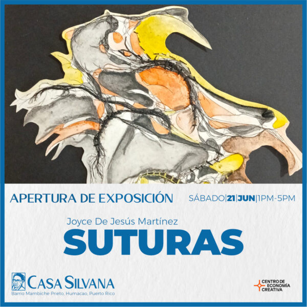 “Suturas”, obra reciente de Joyce De Jesús Martínez en Casa Silvana de Humacao