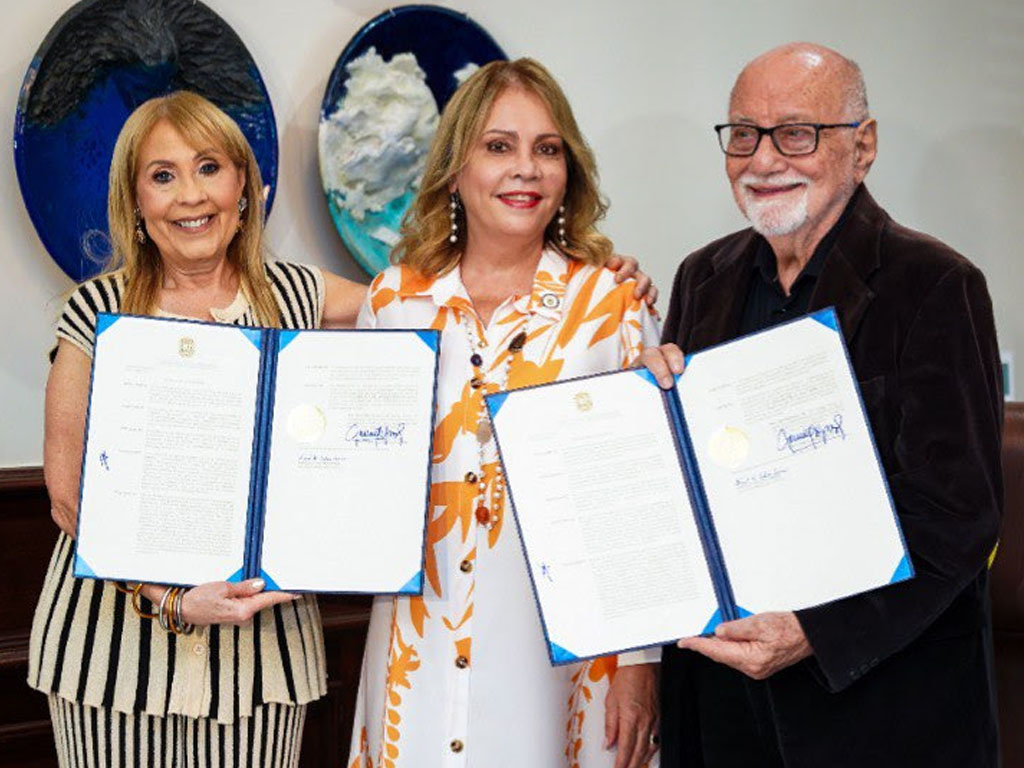 Reconocen a Alfred D. Herger y Margarita Aponte en la Semana de la Televisión