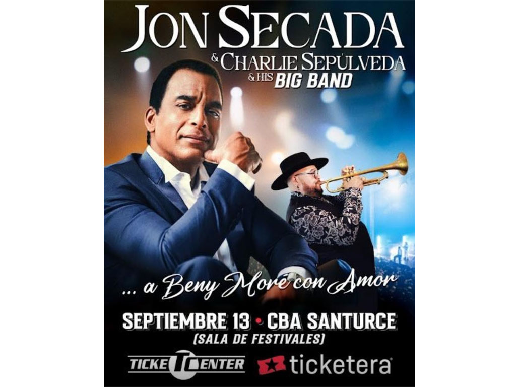 Jon Secada & Charlie Sepúlveda & His Big Band presenta el concierto “A Beny Moré Con Amor” en Bellas Artes de Santurce