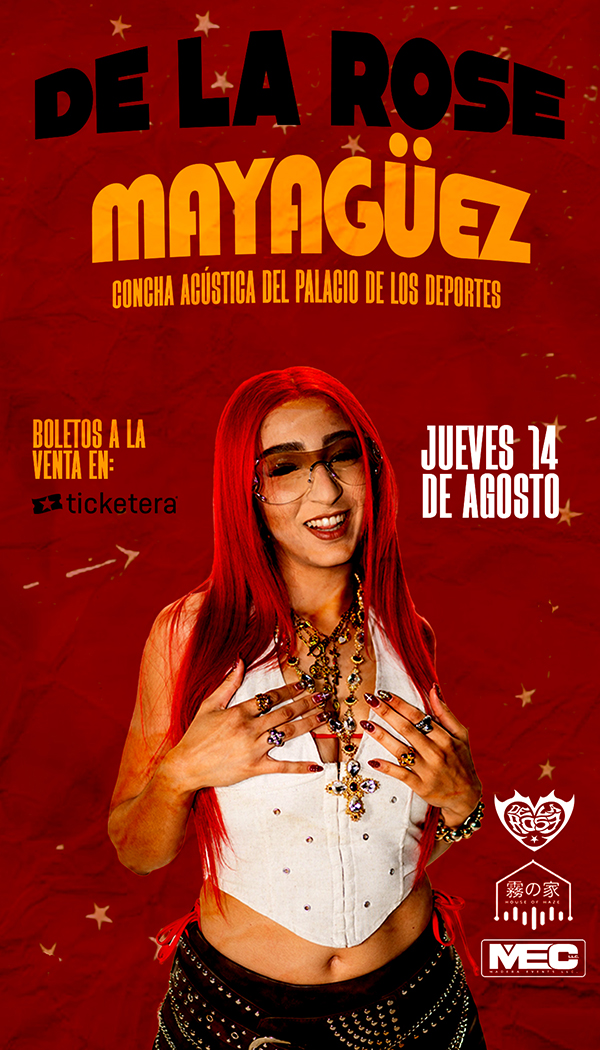 De la Rose celebrará su primer concierto masivo en la Concha Acústica de Mayagüez